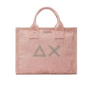 SUN68 Borsa maniglie e tracolla X45203 Cali Midi Back Velvet Col.04 Rosa