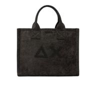 SUN68 Borsa maniglie e tracolla X45204 Cali Large Back Velvet Col.11 Nero