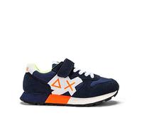 SUN68 BOY'S JAKI FLUO Sneaker Bianca da bambino Z33313-01