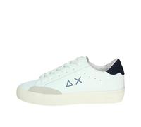 SUN68 Boy's Street Leather (Teen) Z44325T Colore 0107 Bianco/Blue Navy (0107, Sistema Taglie Calzature EU, Adolescente, Numero, Media, 39)