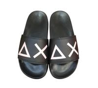 SUN68 Ciabatta X35201 Slippers Beach Numero 37 Colore 11 Nero con scritta Rosa