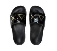 SUN68 Ciabatte Donna X35203 1143 Slippers Beach Sequin Taglia 38 Nero/Oro