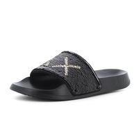 SUN68 Ciabatte Donna X35203 1143 Slippers Beach Sequin Taglia 39 Nero/Oro