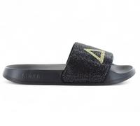 SUN68 Ciabatte Logo Strass - Donna Sandali Pantoletten Slides Badelatschen Nuovo