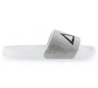 SUN68 Ciabatte Logo Strass - Donna Sandali Pantoletten Slides Badelatschen Nuovo
