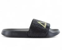 SUN68 Ciabatte Logo Strass Donna Sandali Pantoletten Slides Badesandalen X35205