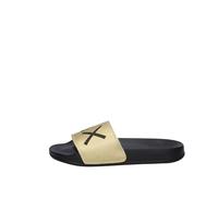 Sun68 ciabatte slippers con logo nero oro 46