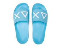 SUN68 Ciabatte Slippers Logo X35102 Turchese 40