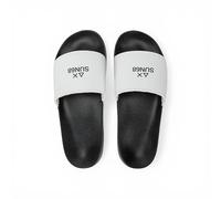SUN68 Ciabatte Uomo X36101 1101 Beach Slippers Nero/Bianco
