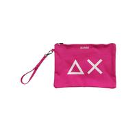 Sun68 Clutch Beach Borsetta in Cotone Viola