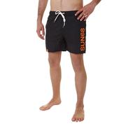Sun68 Costume da Bagno Swim Pant Macro Logo Nero