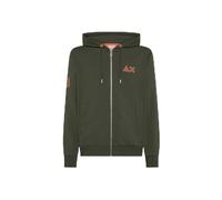 SUN68 Felpa Uomo, F45131, Militare Scuro, Taglia XXL