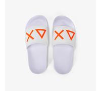 SUN68 Girl's Slippers Logo Ciabatte con fascia da bambina White