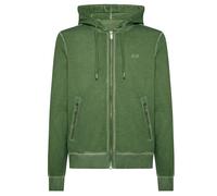 Sun68 Hood Special Dye Maglia Verde Uomo