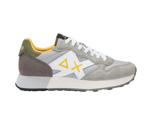 Sun68 Jaki 2.0 Solid Z36115-06 sneaker uomo grigio chiaro in nylon e camoscio