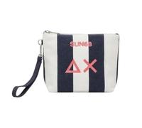 SUN68 Pochette W36219 Rigata Col. 0731 Blu/Bianco