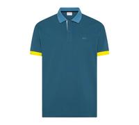 Sun68, ,Tops ,Uomo ,Blu ,M Polo 3 Color Way S/S