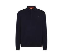 Sun68 - Polo in Lana e Cotone a Maglia - - Tops - Uomo - Blu - M