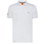 Sun68 Polo Logo Beach Cotone Bianco