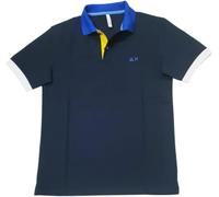 SUN68 Polo Manica Corta A35116 Tg. S col. 07 Navy Blue