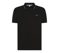 Sun68 - Polo Nera con Dettaglio sul Colletto - - Tops - Uomo - Nero - M