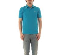 SUN68 Polo Small Stripes ON Collar S/S - 95% Cotone 5% Elastan Ottanio Chiaro L