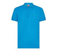 Sun68 - Polo Tinto con Logo Ricamato - - Tops - Uomo - Blu - M