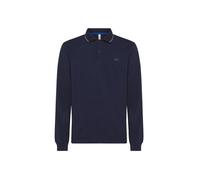 SUN68 Polo Uomo A43105 SMALL STRIPES EL A-EM cotone con logo ricamato 07 NAVY BL