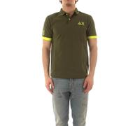SUN68 Polo Verde Logo Fluo S/S A35122 Uomo L