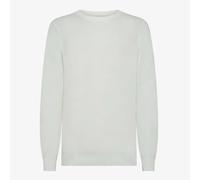 SUN68 Pullover Uomo Round Vintage K34118 Panna Cotone Leggero Logo PE24 S