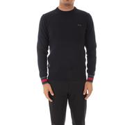 Sun68 Round Cuffs Stripes Maglia in Misto Lana da Uomo Navy Blue - x-Large