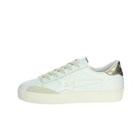 SUN68 Scarpe Donna Bianco Oro Z35225 Sneaker in Pelle Katy Leather PE25