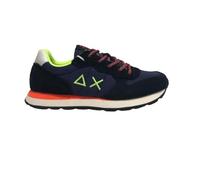 SUN68 Scarpe Sneaker Boy's Tom Fluo Teen Suede/Nylon Blu Navy Z25SU03 Z44302T 37