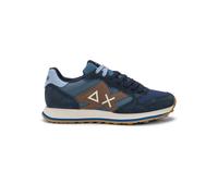 Sun68 Scarpe sneakers pelle e tessuto tecnico uomo JAKI 2.0 BICOLOR NAVY BLUE