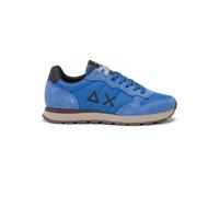 Sun68 Scarpe sneakers pelle e tessuto tecnico uomo TOM SOLID BLUE