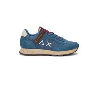 Sun68 Scarpe sneakers pelle e tessuto tecnico uomo Tom Vintage Avio Scuro
