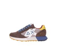 SUN68 Scarpe Uomo con Lacci Jaki 2.0 Bicolor Z36116 8050161666678-44 Marrone Grigio 44
