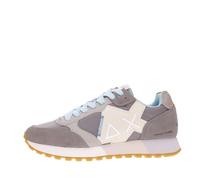 SUN68 Scarpe Uomo, Modello Sneakers Basse Jaki Uncle Z33114, Materiale Esterno in Pelle Scamosciata. Grigio