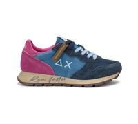 Sun68, ,Shoes ,Donna ,Multicolore ,39 EU Sneaker Casual Vintage Blu Nylon Camoscio