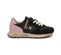 Sun68, ,Shoes ,Donna ,Nero ,37 EU Sneaker Casual Vintage Nero Tessuto Donna