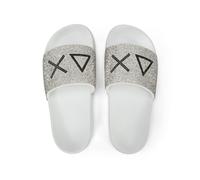 SUN68 01 SLIPPERS STRASS LOGO ciabatte Donna 36