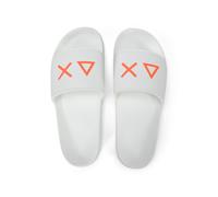 SUN68 Slippers Logo, slides da uomo, bianco, 41 EU