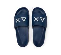 Sun68 slippers con logo uomo ciabatte X36110 slide NAVY BLUE