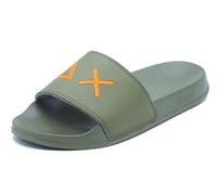 SUN68 Slippers logo 19 militare uomo US26SU33 X36110 Taglia scarpa: 40