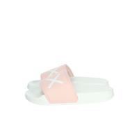 SUN68 Slippers Logo Girl's ZS25SU25 X35404 (0104 bianco/rosa, Sistema Taglie Calzature EU, Bambino Piccolo (2-5 anni), Donna, Numero, Media, 28)
