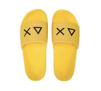 SUN68 Slippers Logo, slides da uomo, giallo., 41 EU