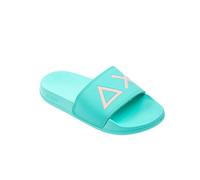 SUN68 Slippers Logo Verde Acqua Donna DS25SU18 X35204 41