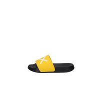 SUN68 Slippers Logo X35302 (NERO/GIALLO, Sistema Taglie Calzature EU, Bambino Piccolo (2-5 anni), Uomo, Numero, Media, 28)