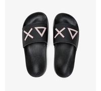 SUN68 SLIPPERS SLIDE LOGO Ciabatta con fascia Mare X35204 11 Nero Rosa SUN