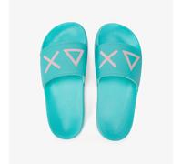 SUN68 SLIPPERS SLIDE LOGO Ciabatta con fascia Mare X35204 94 Acqua SUN
